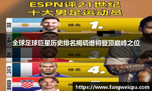 全球足球巨星历史排名揭晓谁将登顶巅峰之位